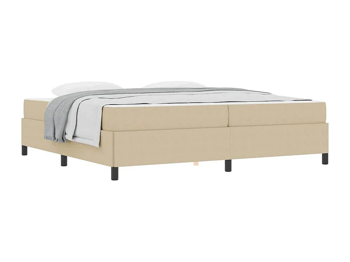 Estructura de cama Verde grisáceo 200 x 200 cm Telas de pana