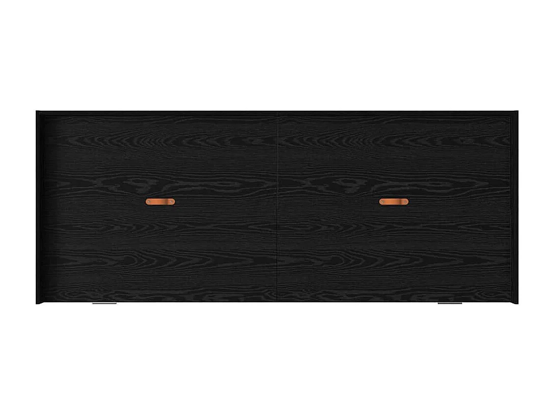 Estrado de cama com arrumação com gaveta Carvalho Preto 75 x 190 cm