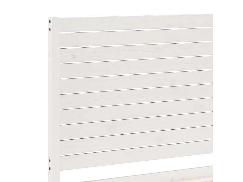 Cadre de lit extra long sans matelas 90x210 cm bois massif