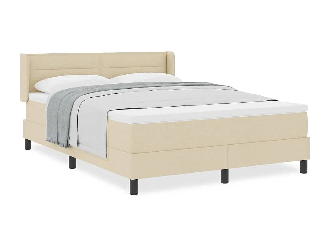 Boxspringbed met matras met matras Crème 160 x 200 cm