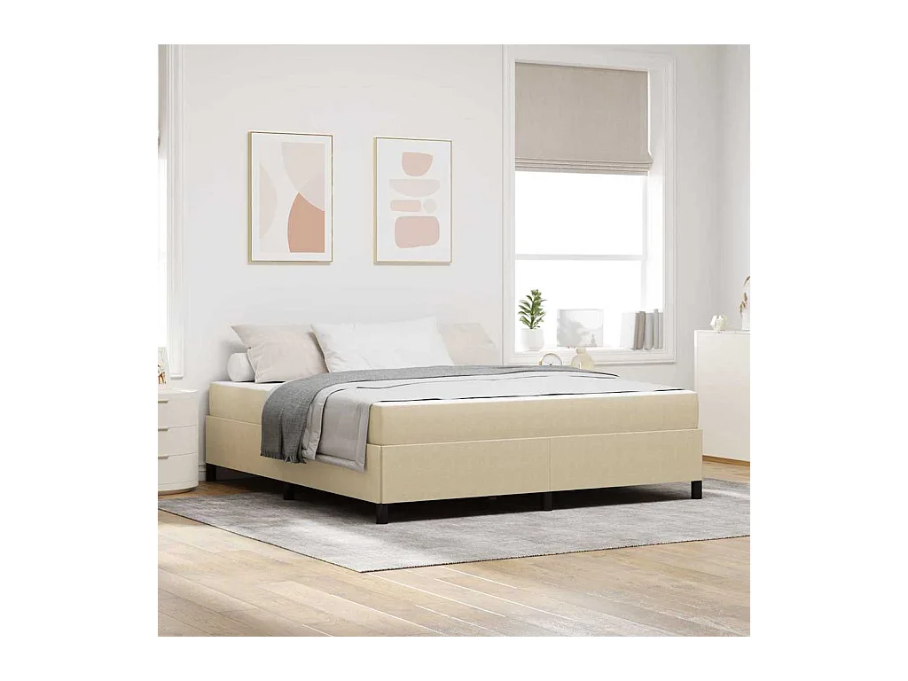 Estructura de cama Verde grisáceo 180 x 200 cm Telas de pana