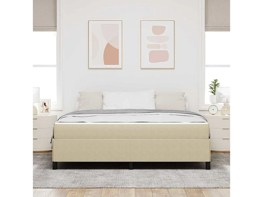 Estructura de cama Verde grisáceo 180 x 200 cm Telas de pana