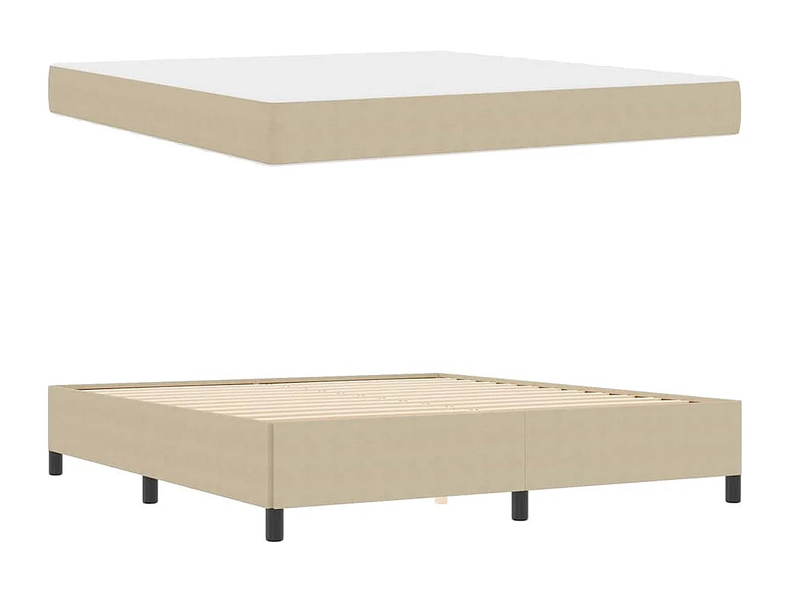 Estructura de cama Verde grisáceo 180 x 200 cm Telas de pana