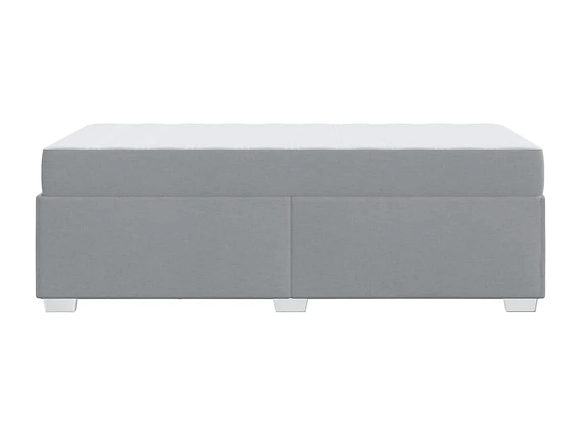 Cadre de lit Gris clair 80 x 200 cm tissu