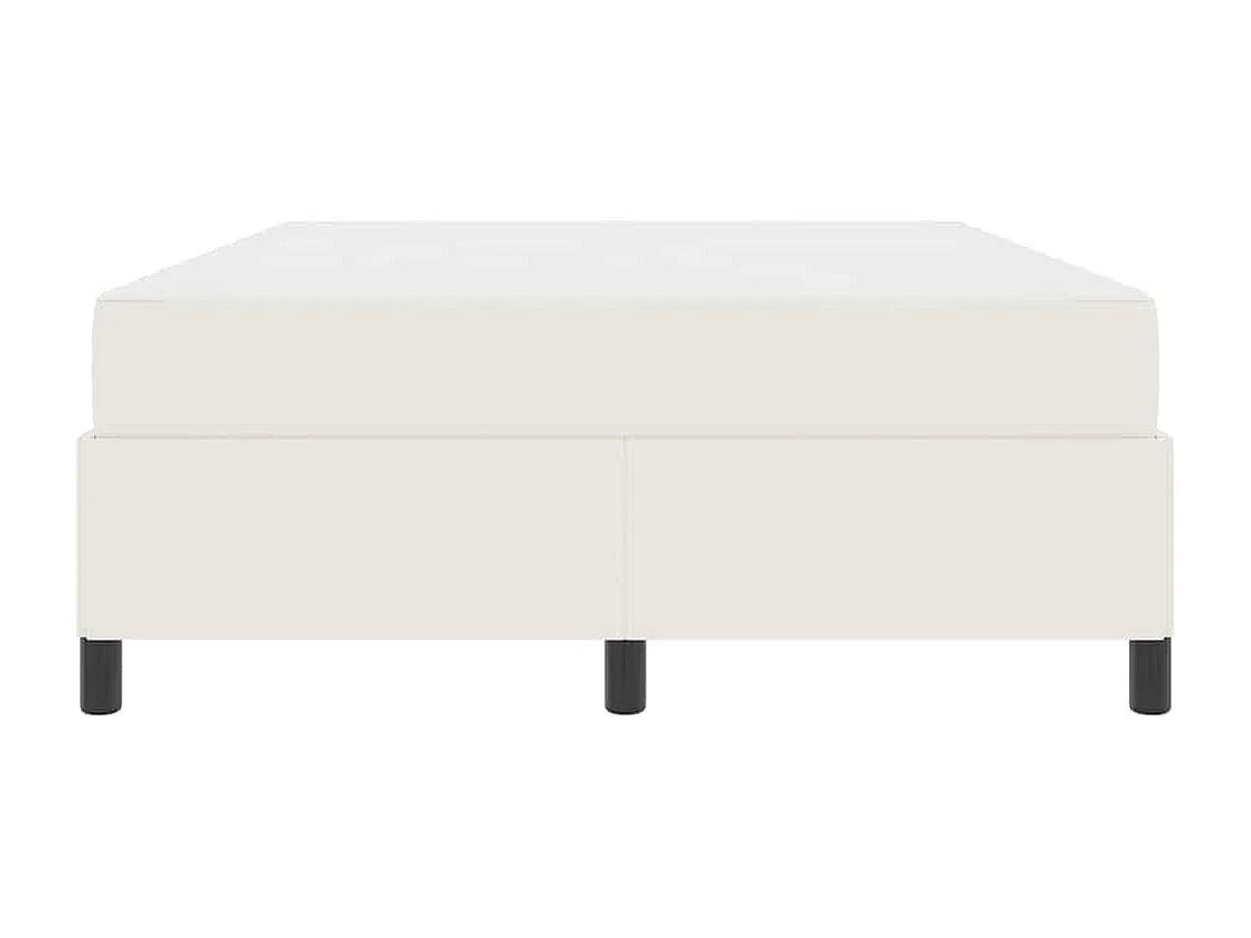 Estructura de cama Crema 160 x 200 cm Telas de pana