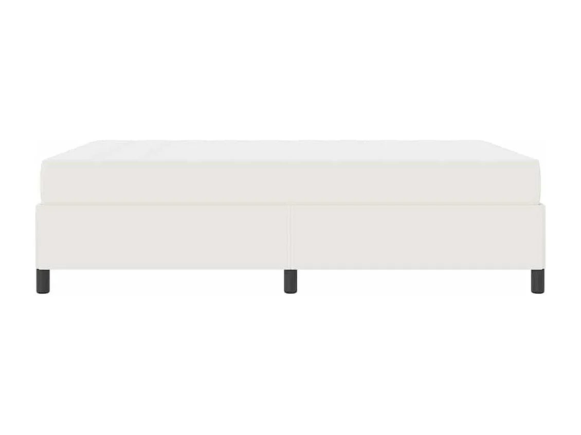 Estructura de cama Crema 160 x 200 cm Telas de pana