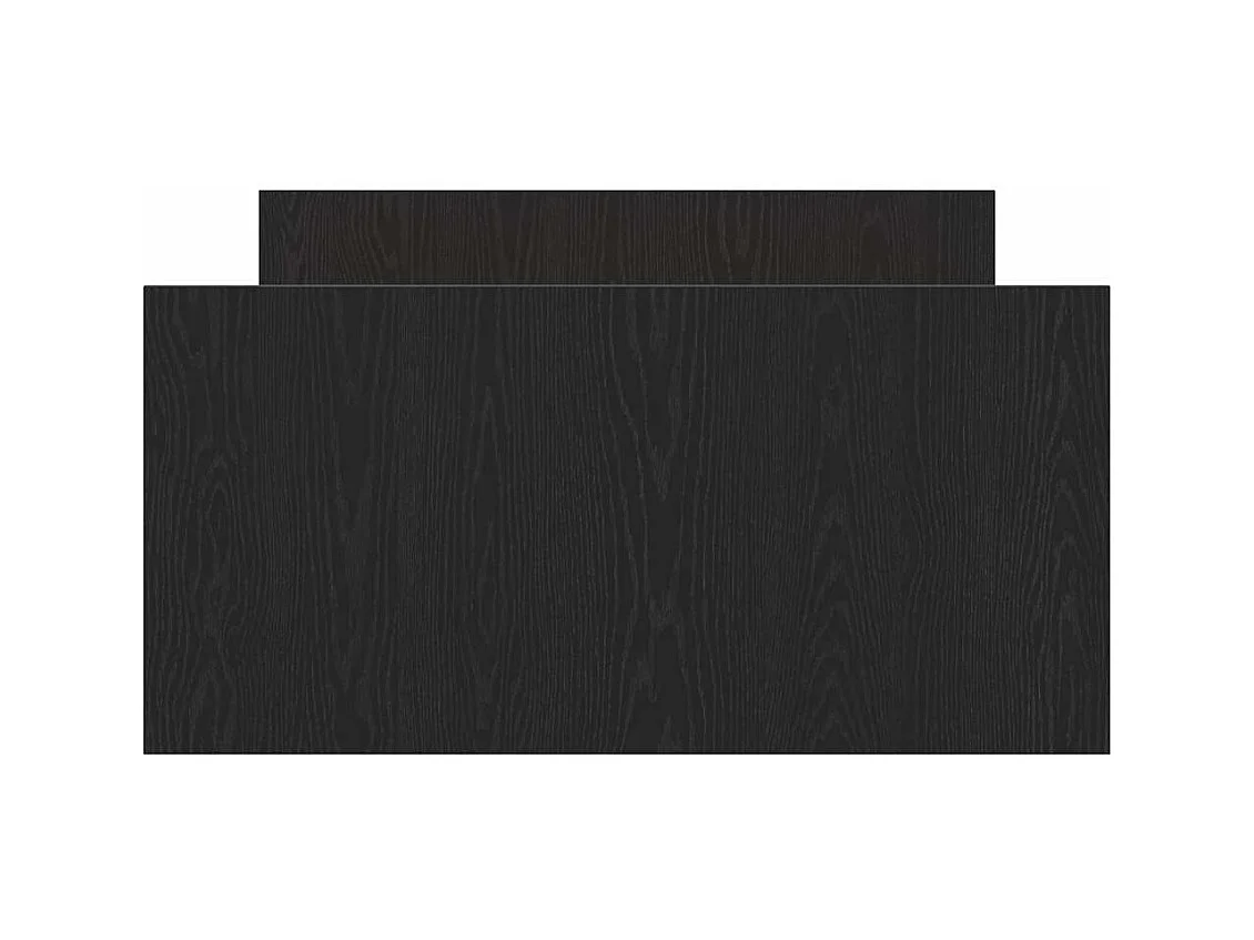 Cadre de lit Chêne noir 90 x 190 cm Bois d'ingénierie