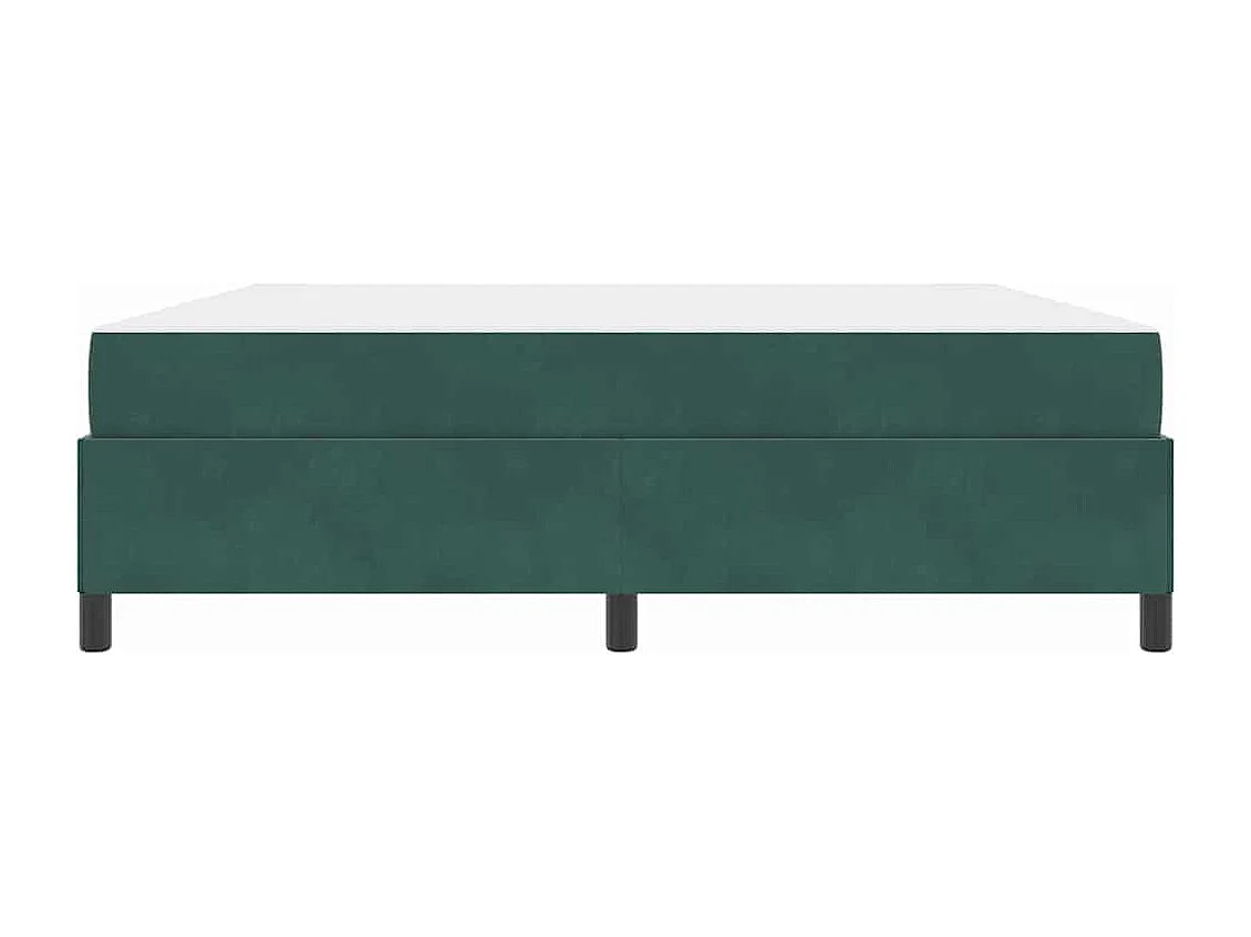 Estructura de cama Verde oscuro y blanco 180 x 200 cm