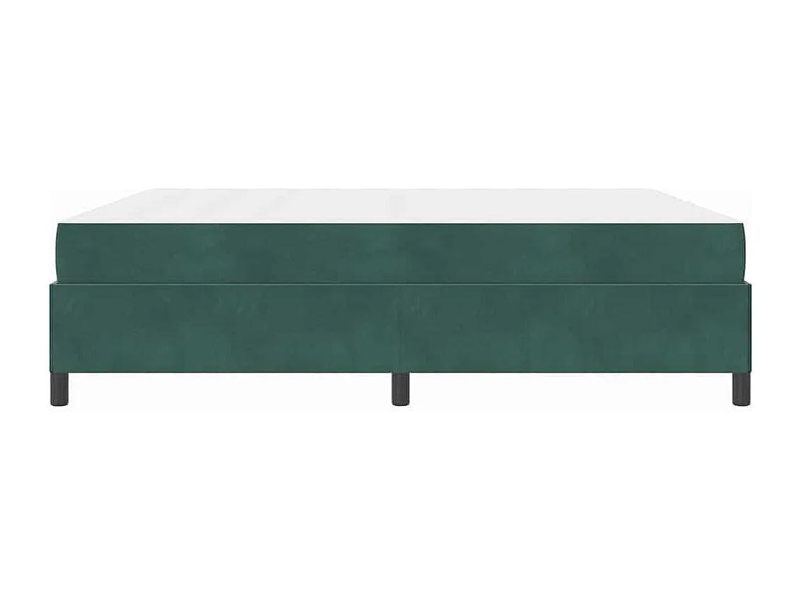Estructura de cama Verde oscuro y blanco 180 x 200 cm