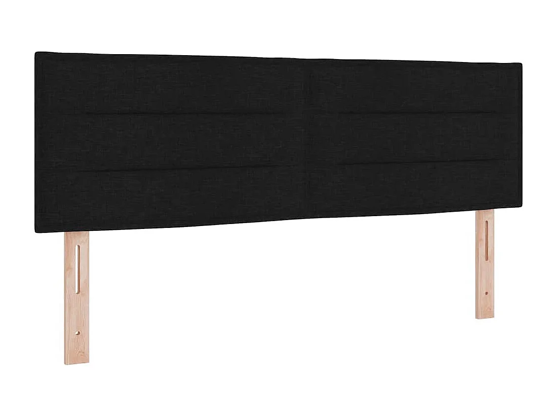 Cama box spring con colchón con colchón Negro 140 x 200 cm