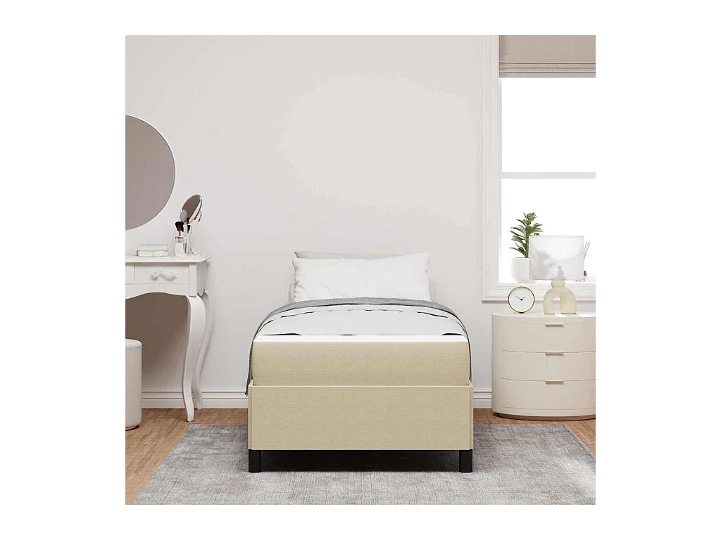 Cadre de lit Vert gris clair 90 x 200 cm