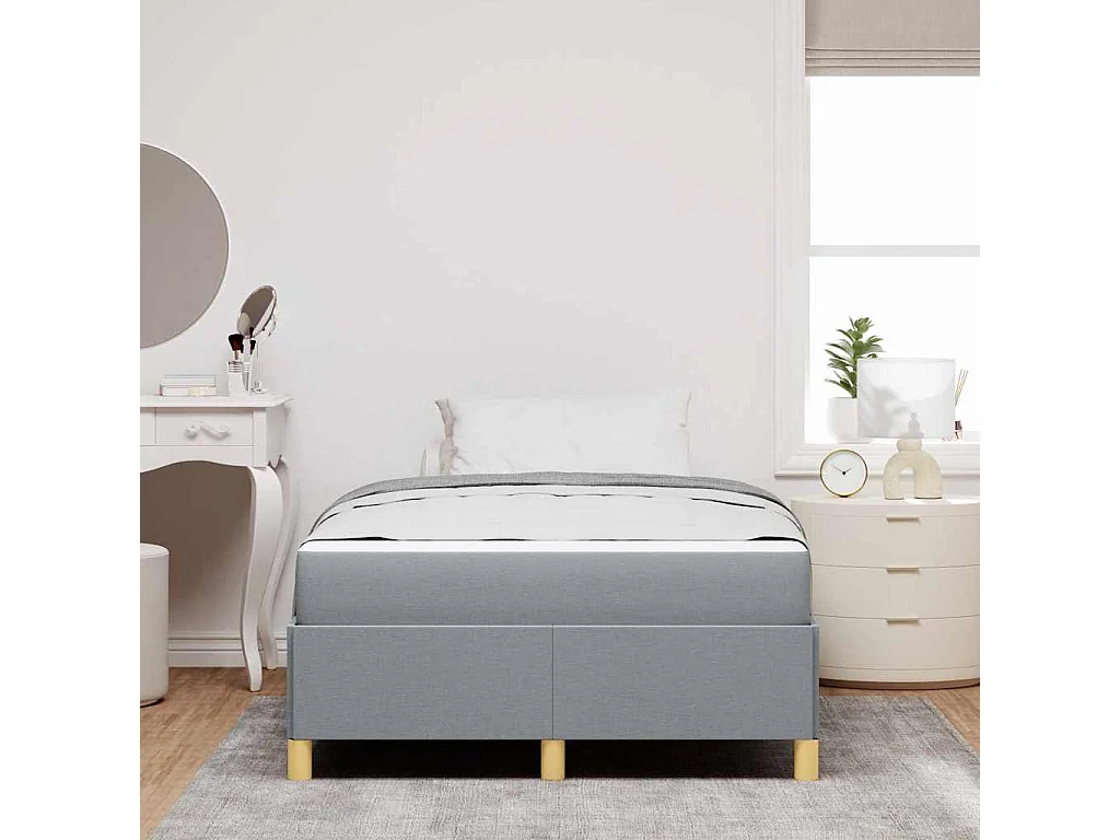 Boxspring bed met matras 120 x 190 cm Stof