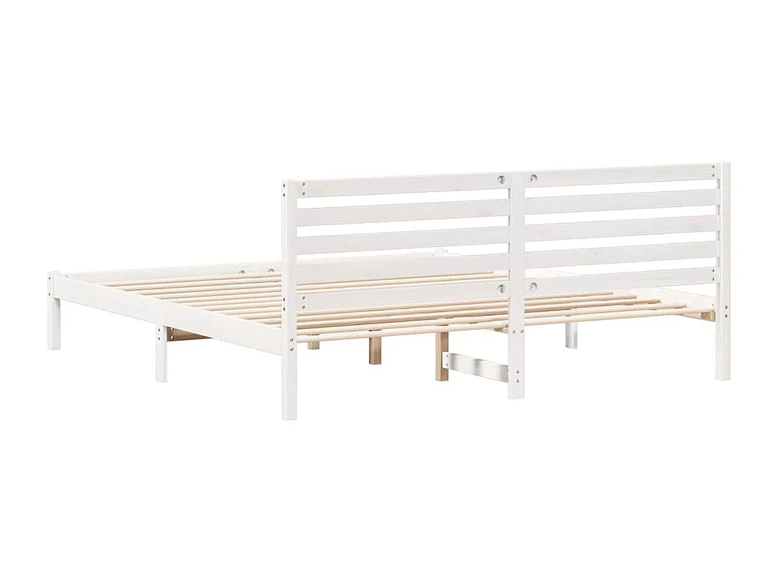 Estructura de cama 180 x 200 cm Madera maciza de pino