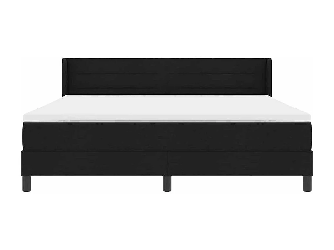 Boxspringbed met matras met matras Zwart 180 x 200 cm