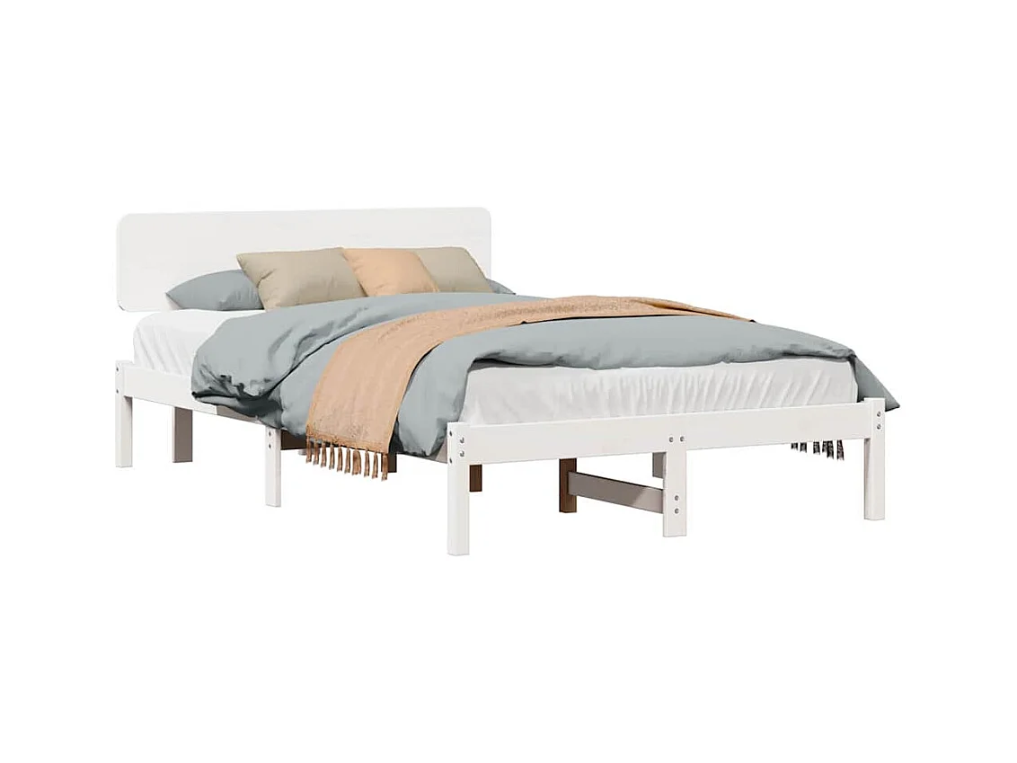 Estructura de cama con cabecera 135 x 190 cm