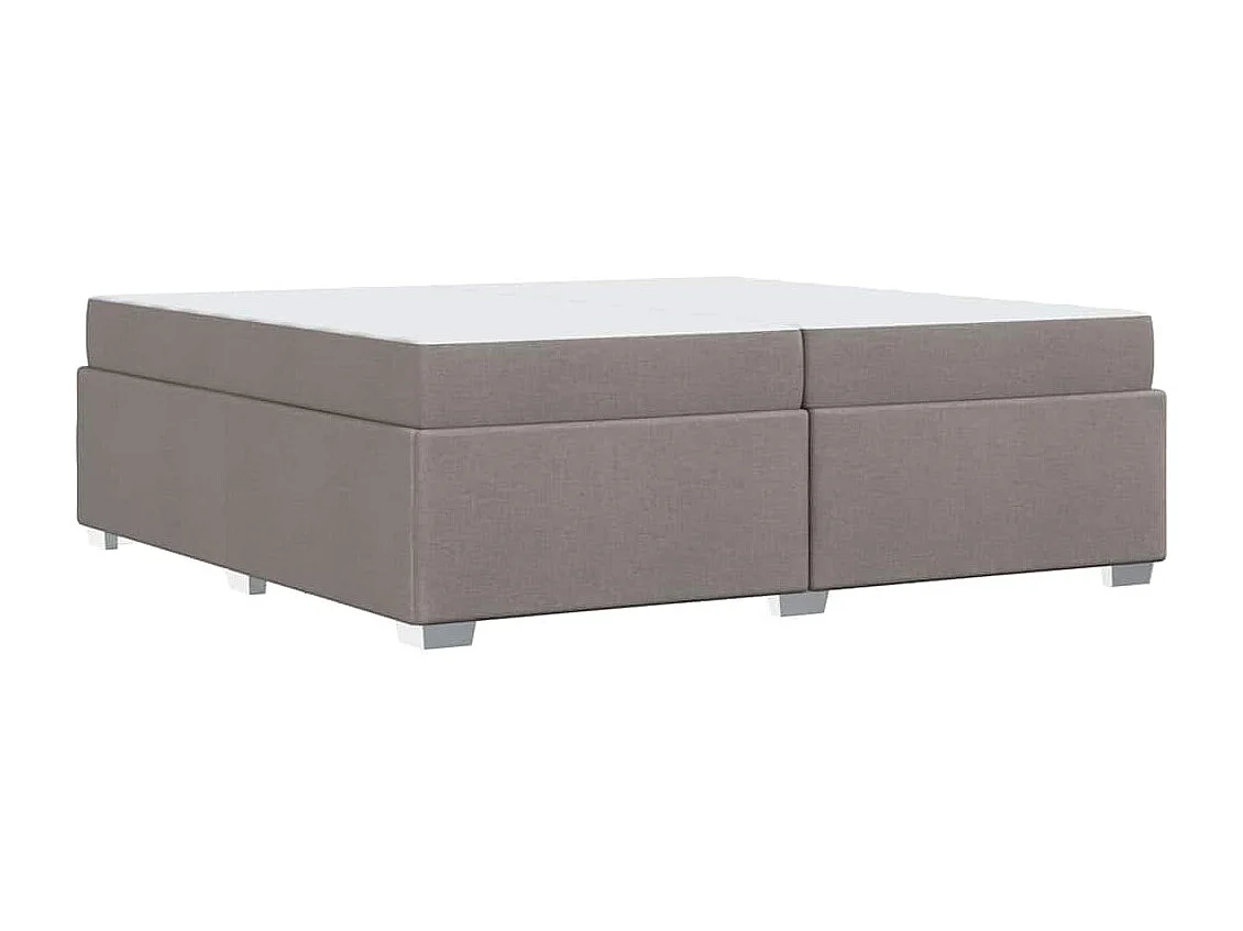 Cadre de lit Taupe 200 x 200 cm tissu