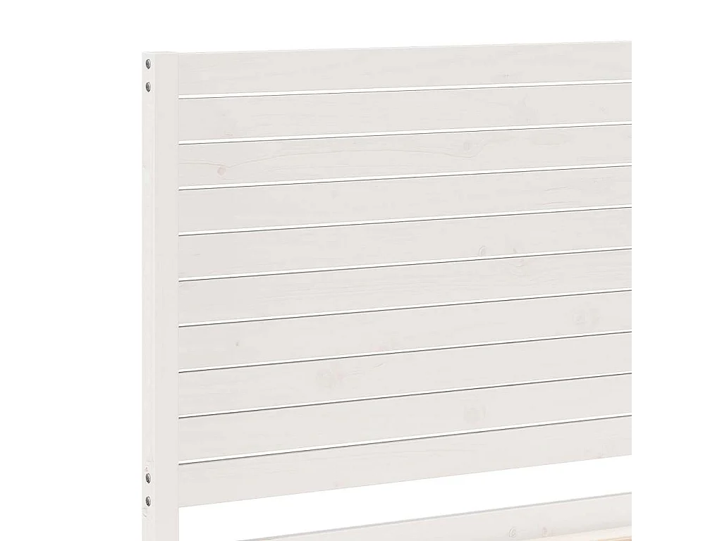 Cadre de lit extra long sans matelas 90x220 cm bois massif