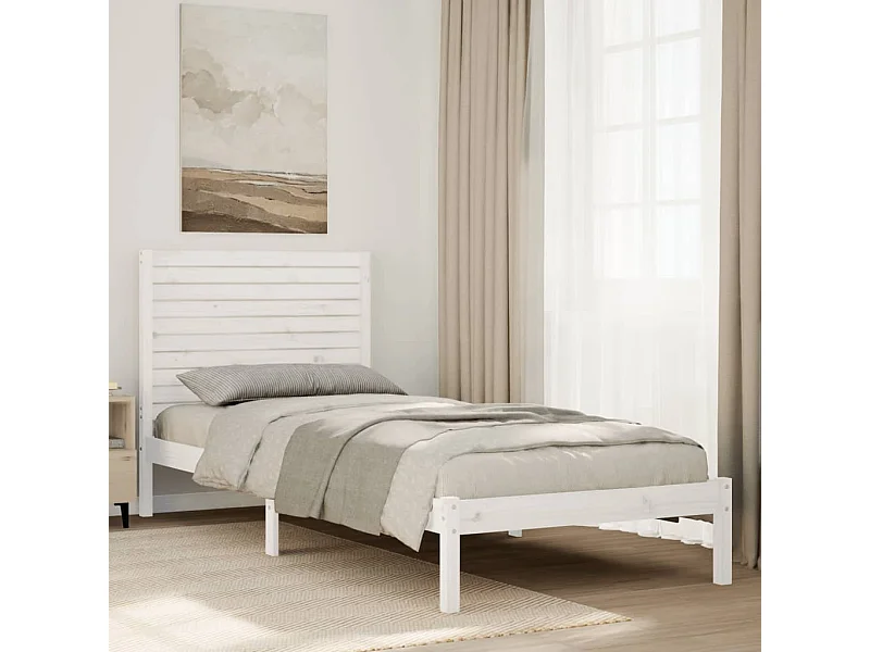 Cama extra longa sem colchão 90x220 cm madeira maciça
