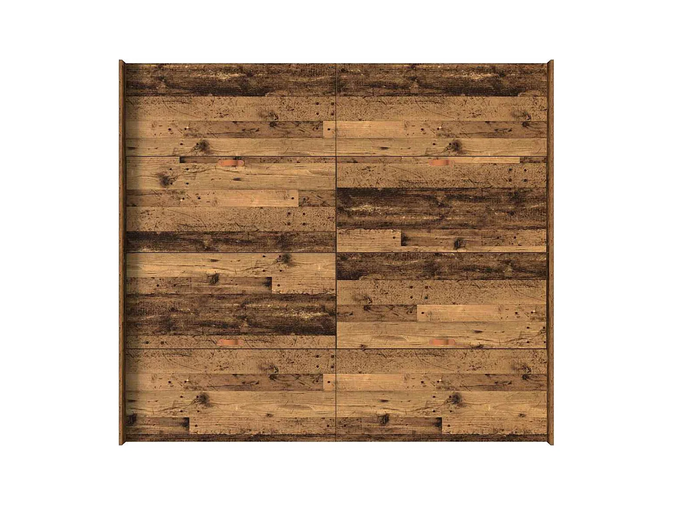 Cadre de lit avec rangement Bois ancien 200 x 200 cm