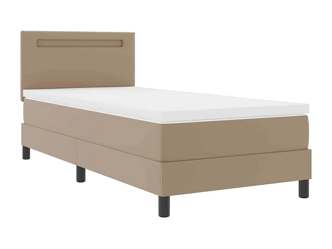 Estructura de cama con colchón Capuchino 100 x 200 cm