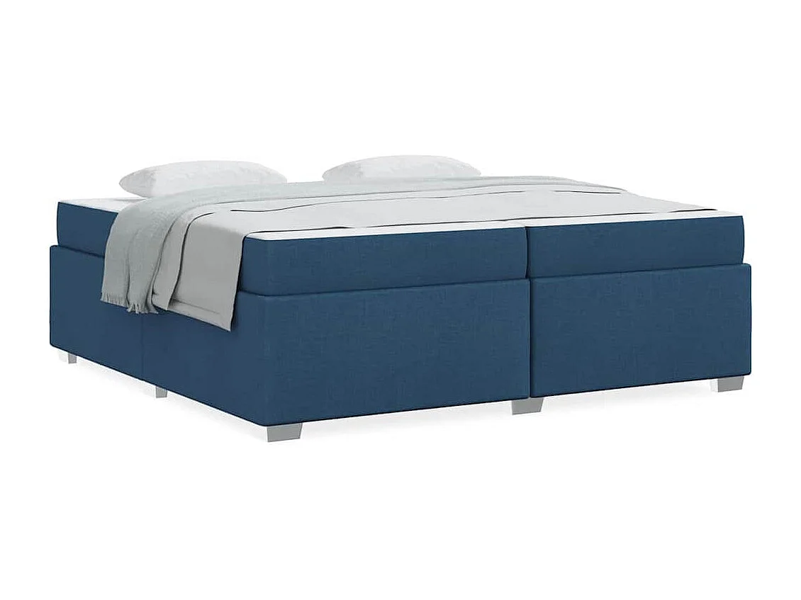 Estructura de cama Azul 200 x 200 cm tela