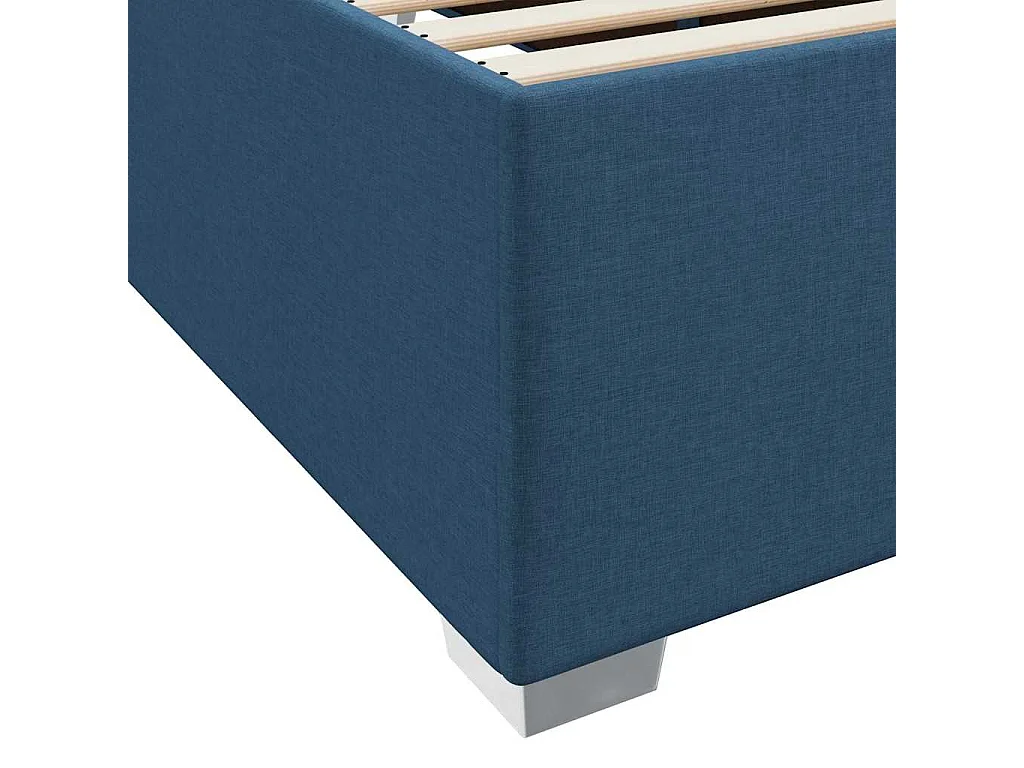 Estructura de cama Azul 200 x 200 cm tela