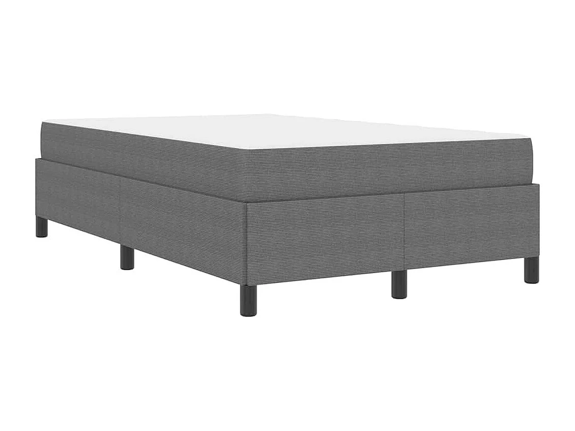 Estructura de cama Gris claro 120 x 190 cm Telas de pana