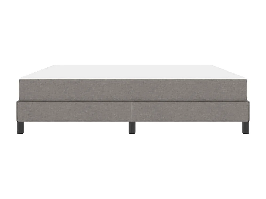 Cama Box com colchão Cinzento-acastanhado 180 x 200 cm tecido