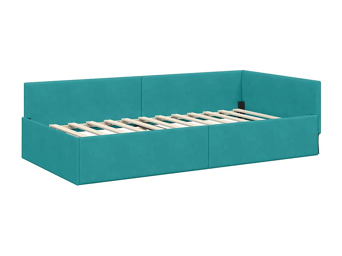 Estrutura de Cama de Canto Outros Manual Turquesa 80 x 200 cm