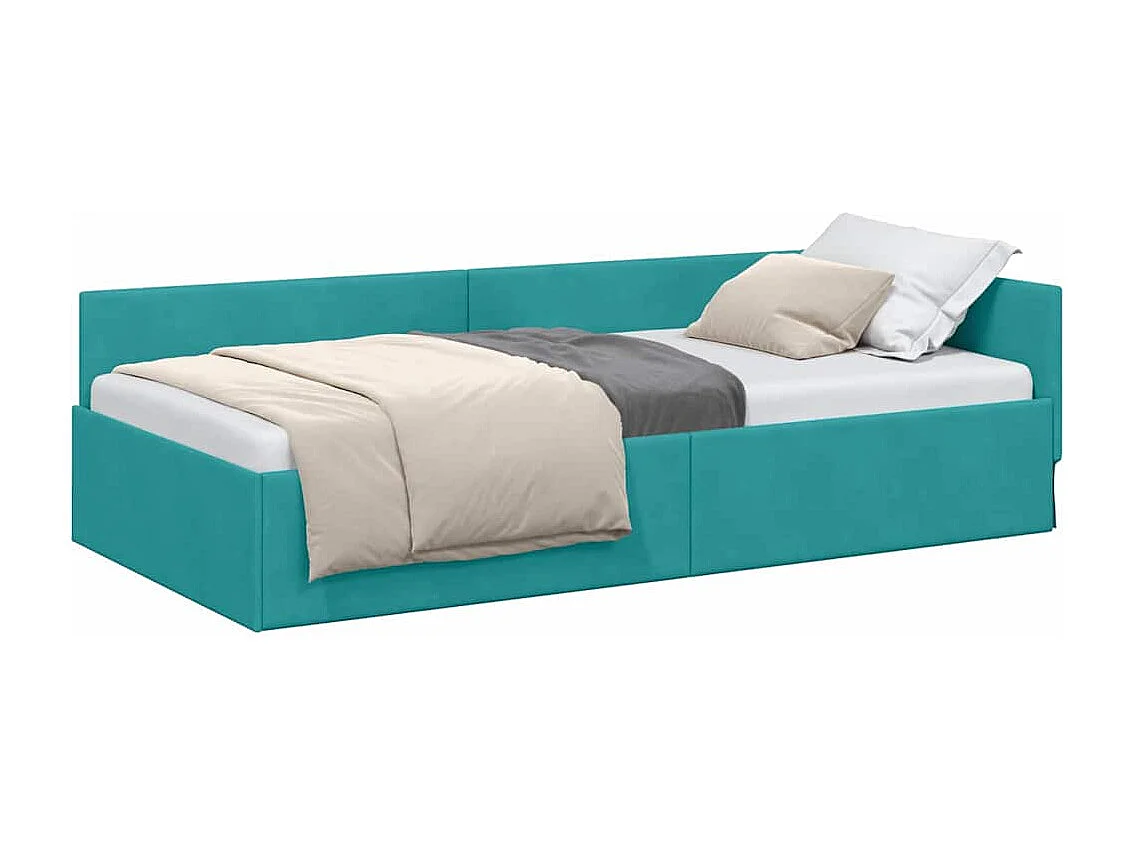 Estrutura de Cama de Canto Outros Manual Turquesa 80 x 200 cm