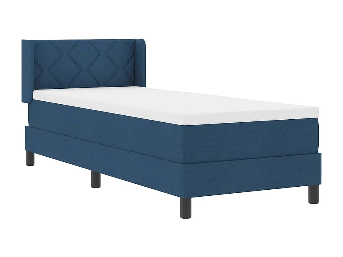 Cadre de lit avec matelas avec matelas Bleu 80 x 200 cm