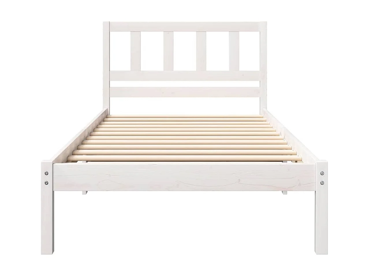 Cadre de lit Marron 100 x 200 cm Bois massif en pin