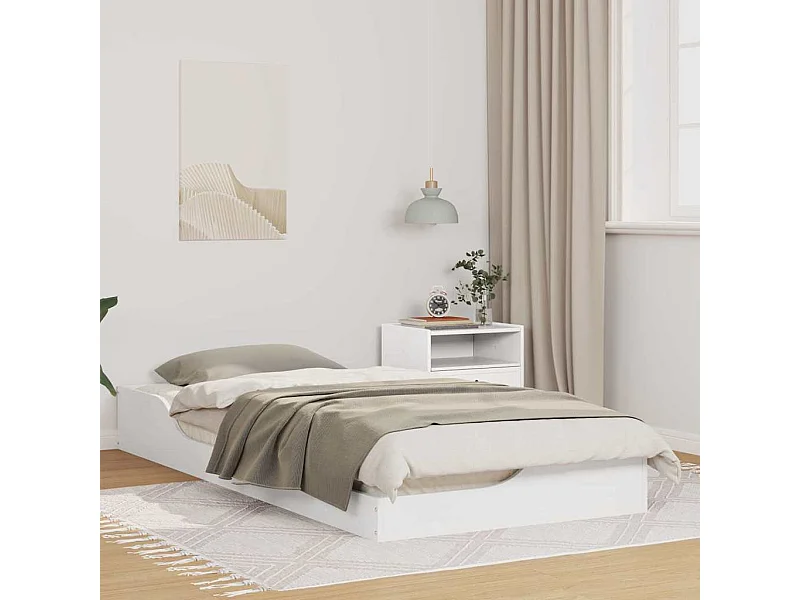 Estrutura de cama de chão Branco 100 x 200 cm