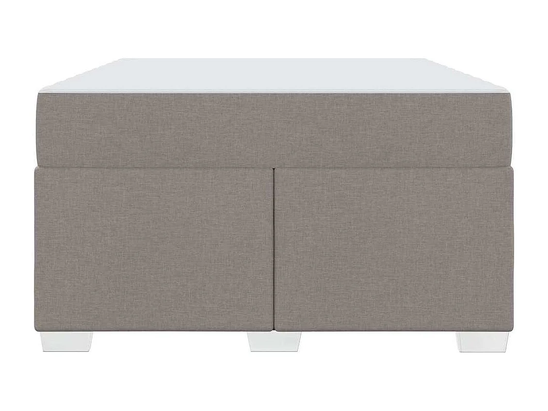 Cadre de lit Taupe 120 x 190 cm tissu