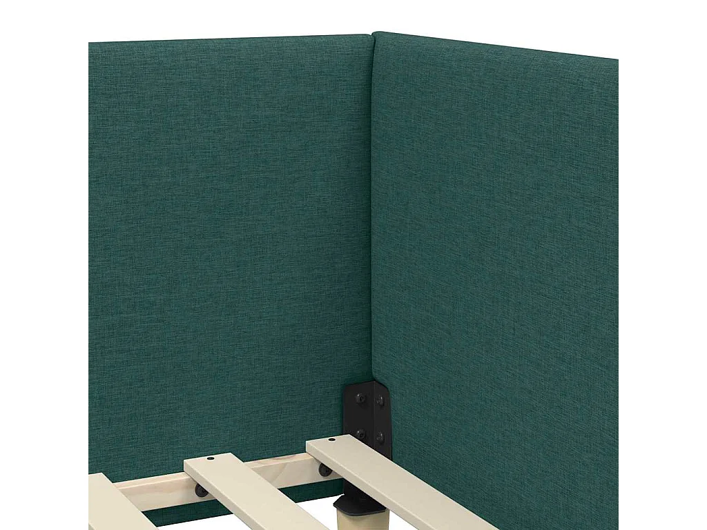 Cadre de lit d'angle Autre Vert foncé 80 x 200 cm