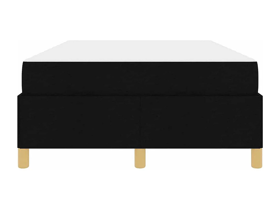 Cadre de lit Noir et blanc et noir 120 x 190 cm tissu