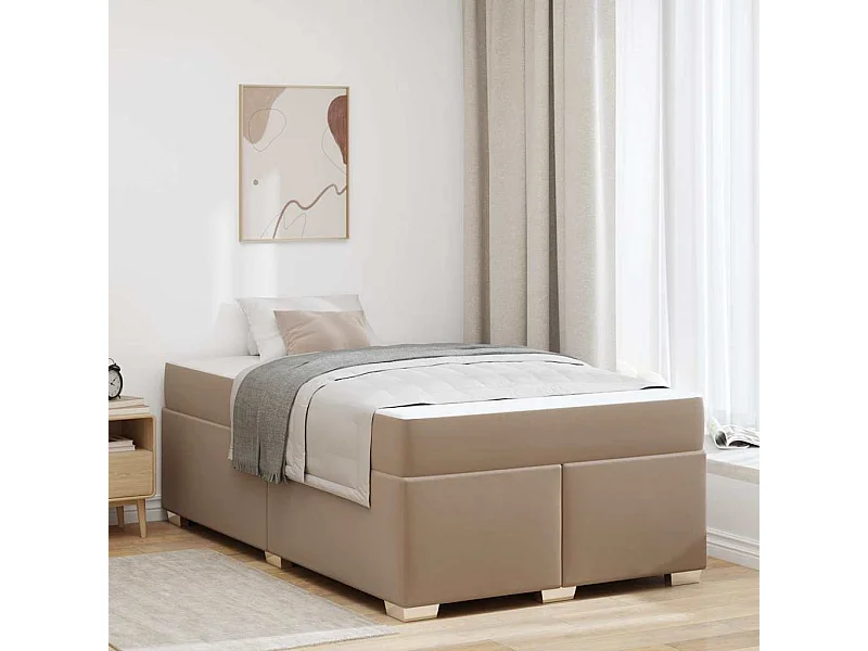 Estructura de cama Capuchino 120 x 200 cm Cuero sintético