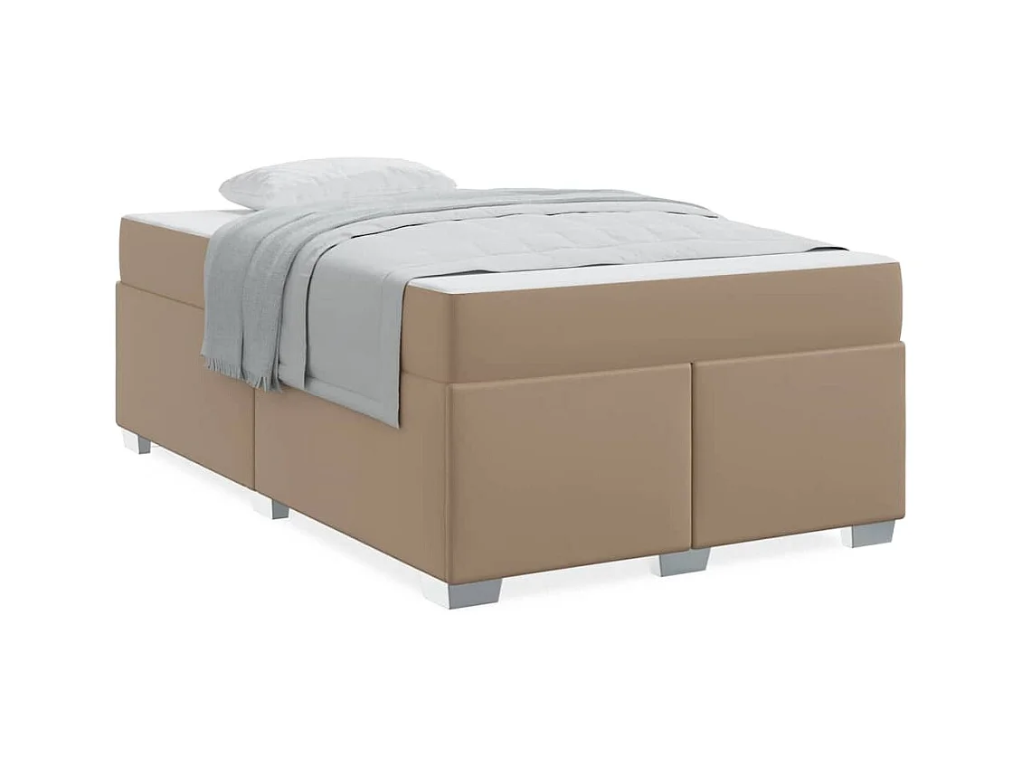 Estructura de cama Capuchino 120 x 200 cm Cuero sintético