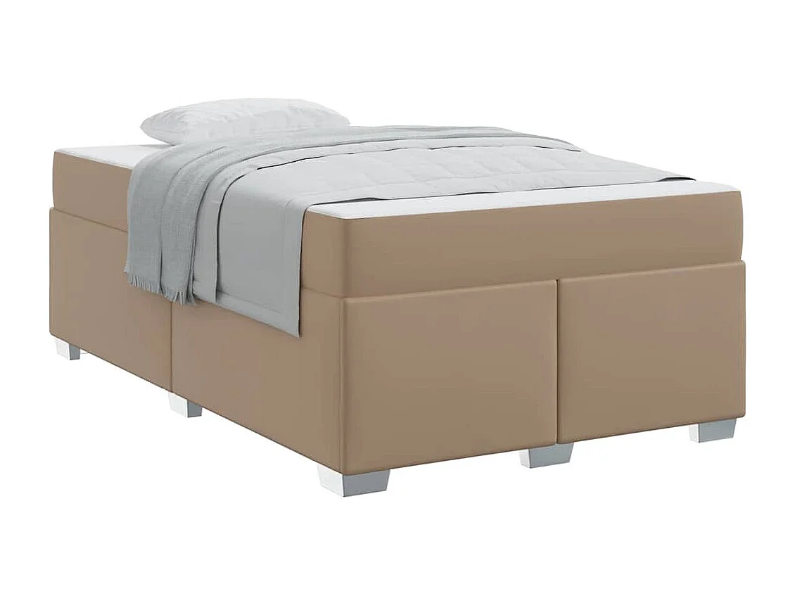 Estructura de cama Capuchino 120 x 200 cm Cuero sintético