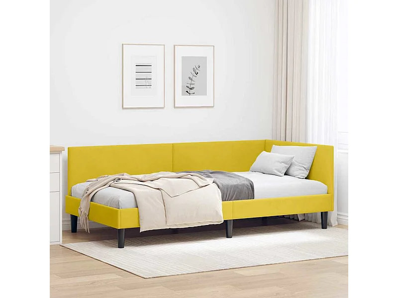 Estrutura de Cama de Canto Outros Manual Amarelo 100 x 200 cm