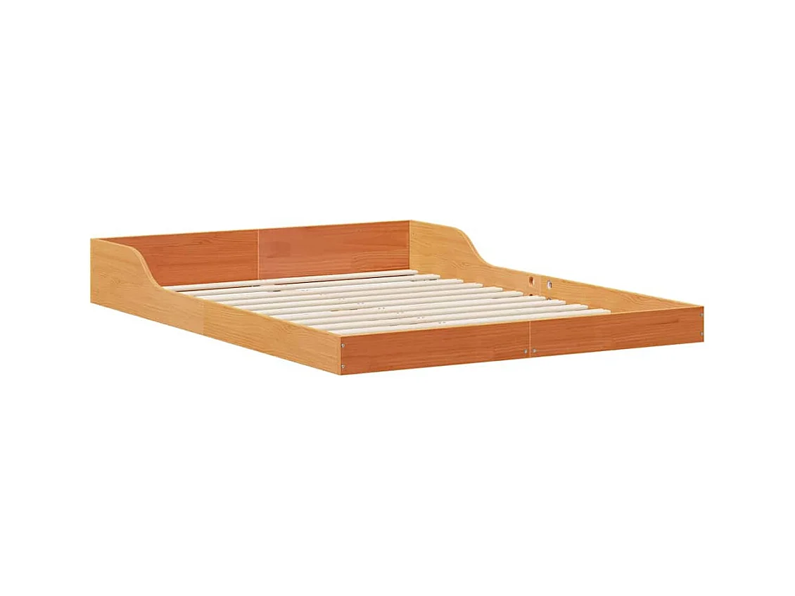 Estrutura da Cama Castanho-mel 140 x 190 cm