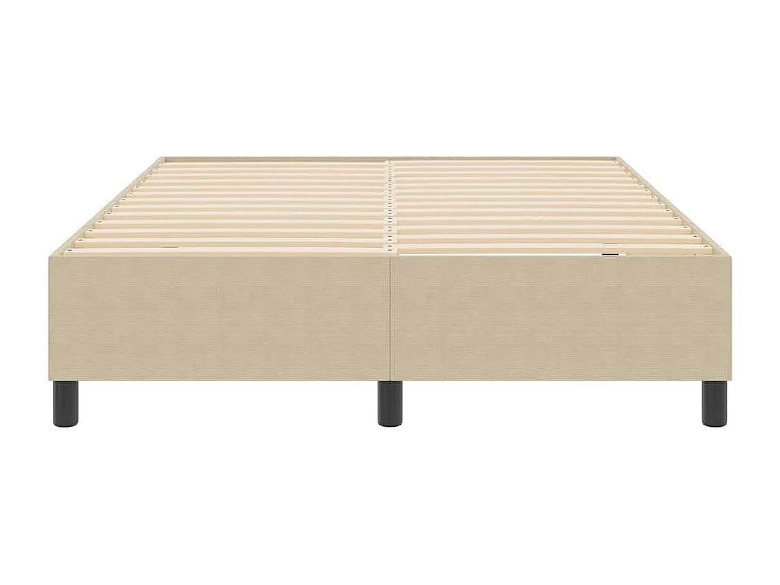 Cadre de lit Vert gris 140 x 200 cm Tissu en velours côtelé