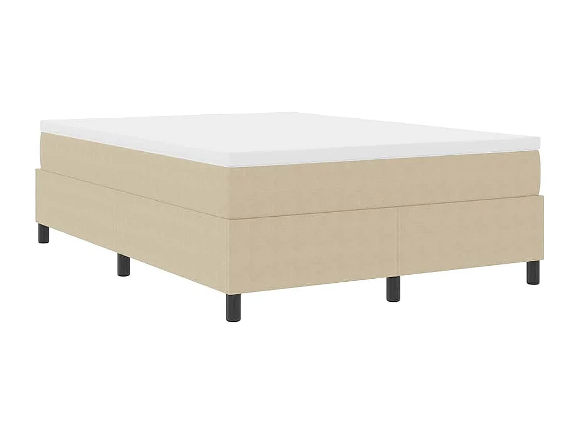 Cama tipo Box Spring Verde grisáceo 140 x 200 cm Telas de pana