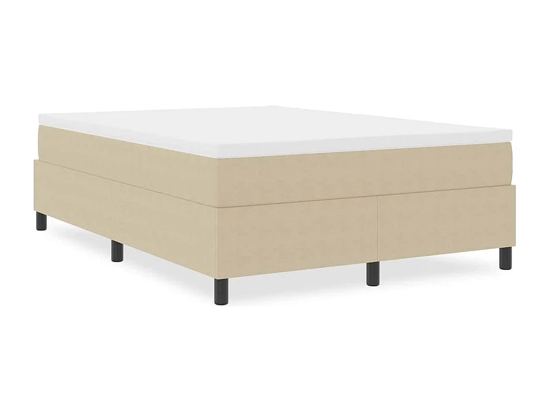 Cama tipo Box Spring Verde grisáceo 140 x 200 cm Telas de pana