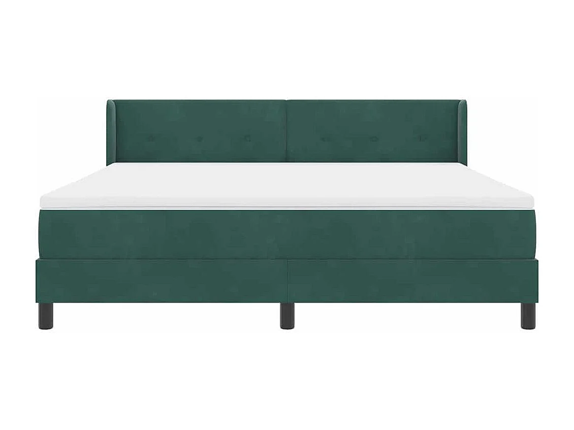 Cama con Somier y Colchón Negra 100x200 cm Terciopelo