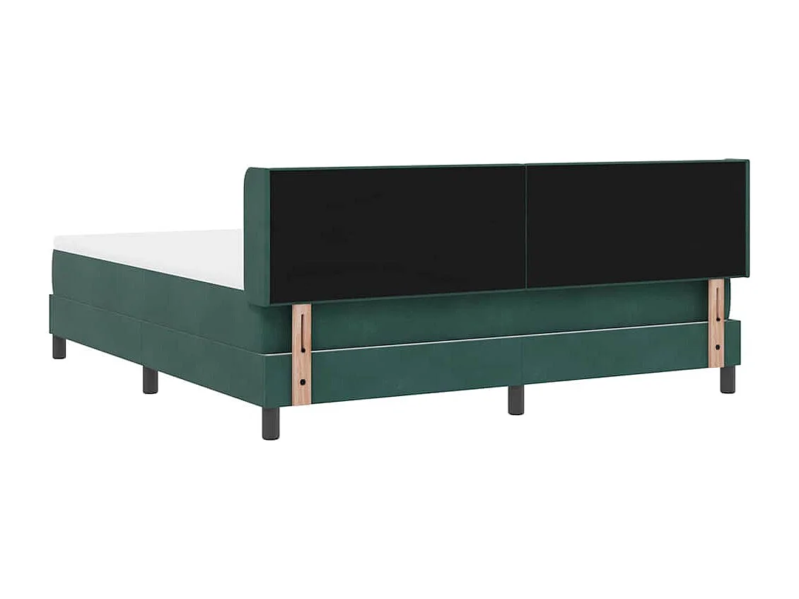 Cama con Somier y Colchón Negra 100x200 cm Terciopelo