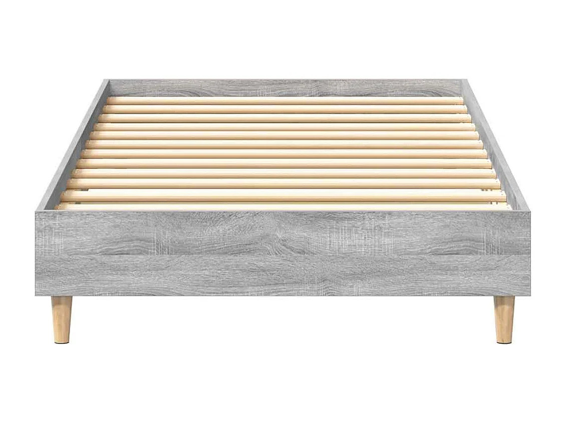 Estructura de cama Gris sonoma 90 x 200 cm Madera contrachapada