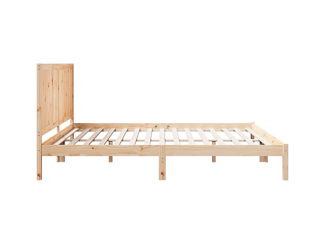 Cama extra longa sem colchão 200x220 cm madeira maciça