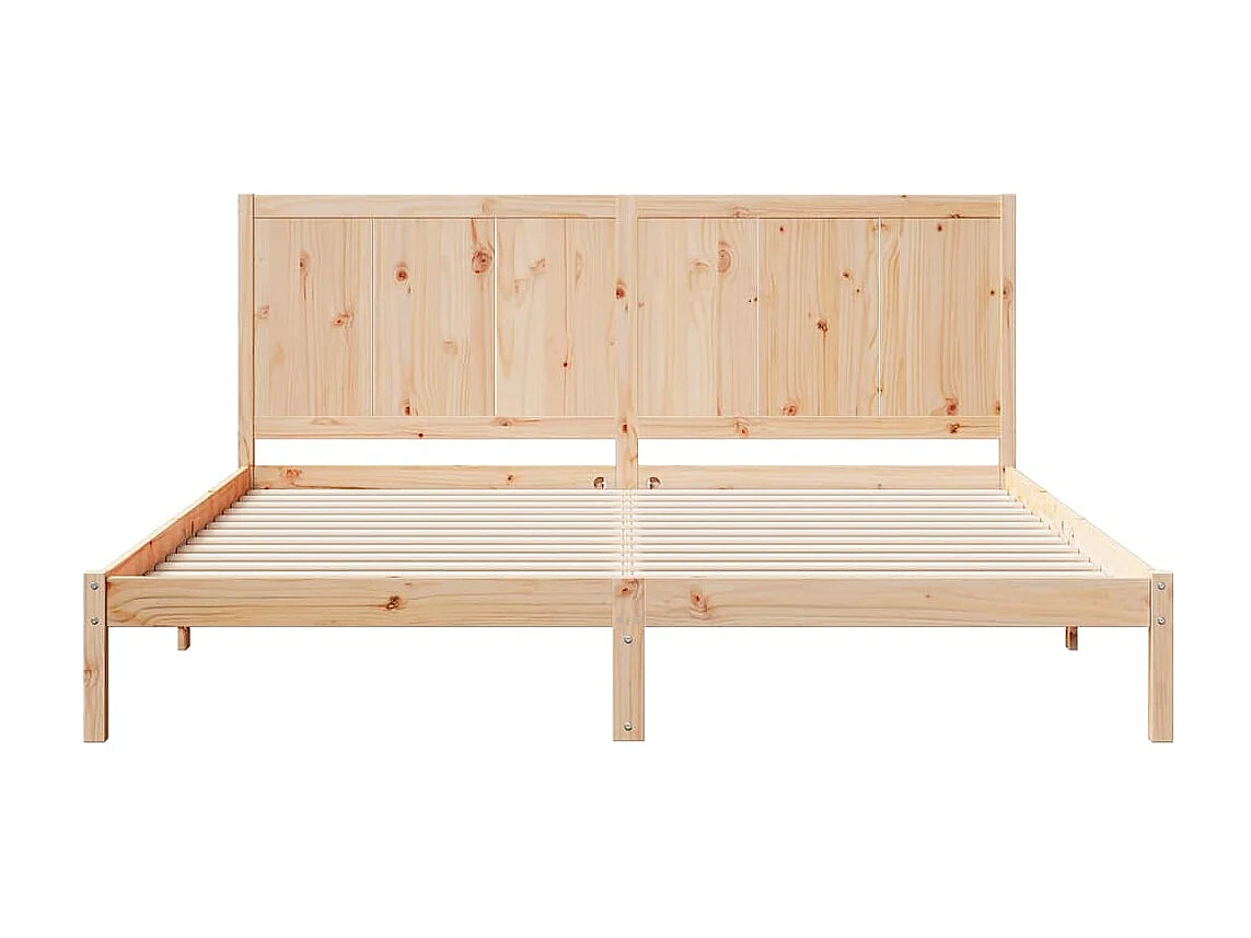 Cama extra longa sem colchão 200x220 cm madeira maciça