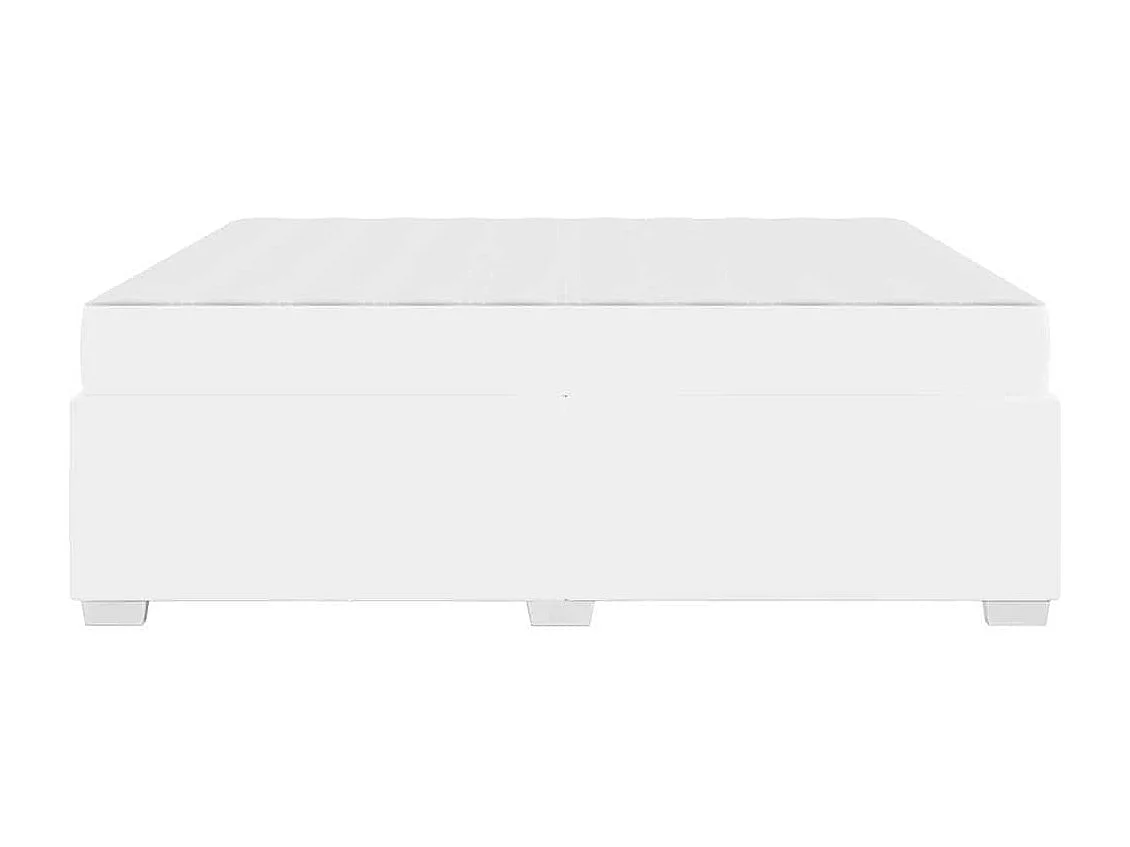 Cadre de lit Blanc 180 x 200 cm Faux cuir